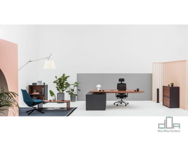 Birou managerial GRAVITY reglabil pe inaltime #AboutOfficeFurniture