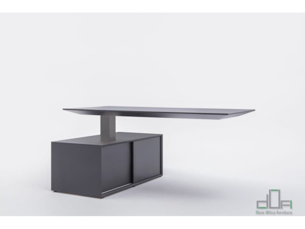 Birou managerial GRAVITY reglabil pe inaltime #AboutOfficeFurniture