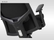 Scaun rotativ de birou, pivotant KB-8922B Negru detalii constructive #AboutOfficeFurniture