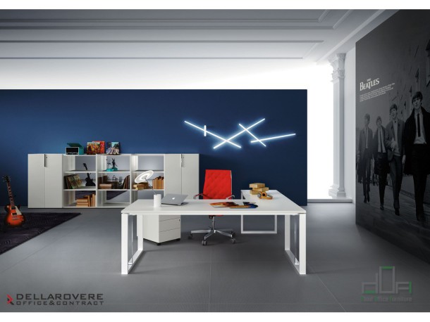 Birou managerial BIQUADRO #AboutOfficeFurniture