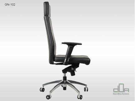 Scaun de birou rotativ, ergonomic, pivotant GN-102 Negru #AboutOfficeFurniture