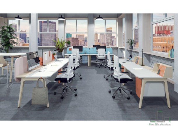 Birou operational LEVITATE #AboutOfficeFurniture