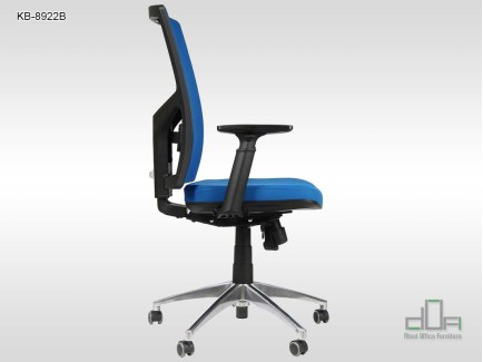 Scaun de birou ergonomic, rotativ KB-8922B albastru #AboutOfficeFurniture
