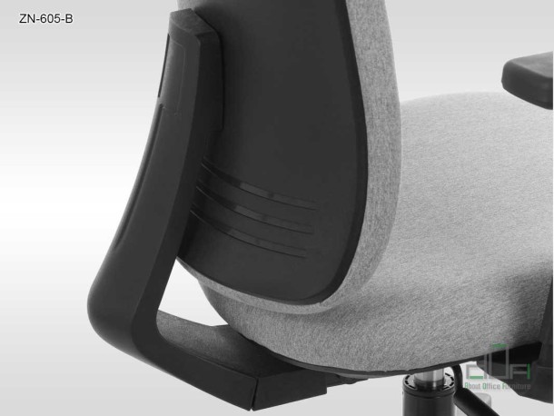 Scaun de birou rotativ, ergonomic, pivotant ZN-605-B Detalii constructive #AboutOfficeFurniture
