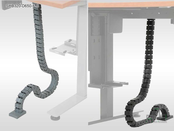 Birou reglabil pe înălțime electric, 2 motoare Echipament aditional: canal cablu vertical #AboutOfficeFurniture
