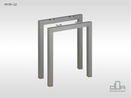 Birou operational MOBI-Q2 picioare metalice 1200x600mm #AboutOfficeFurniture
