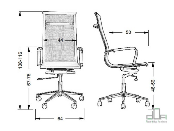 Scaun meeting BURNET #AboutOfficeFurniture