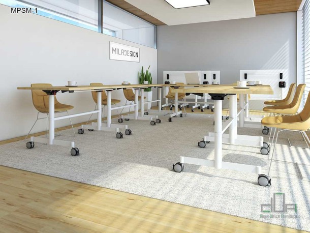 Masa pliabila pe structura metalica #AboutOfficeFurniture