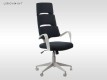Scaun de birou rotativ, ergonomic, pivotant LORETTO LOR-GY-54-GY-T #AboutOfficeFurniture