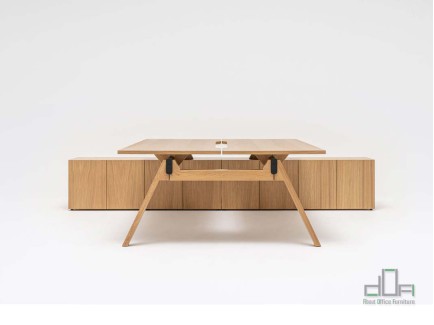 Birou operational - statie de lucru pentru 2 persoane gama VIGA #AboutOfficeFurniture