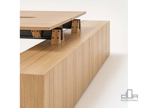 Birou operational - statie de lucru pentru 2 persoane gama VIGA #AboutOfficeFurniture