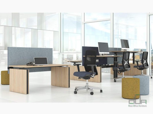 Birou operational reglabil pe inaltime MOTION #AboutOfficeFurniture