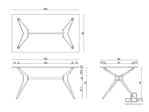 Masă cafeteria TEXAS #AboutOfficeFurniture