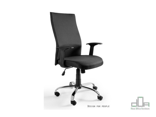 Scaun ergonomic operational Black on Black #AboutOfficeFurniture