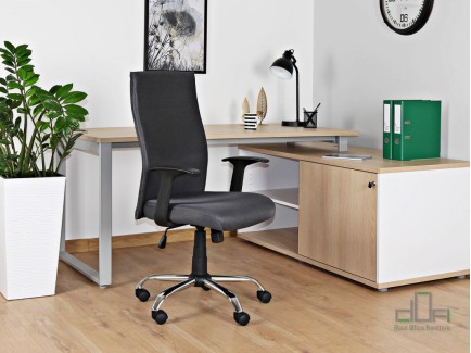Scaun ergonomic operational Black on Black #AboutOfficeFurniture