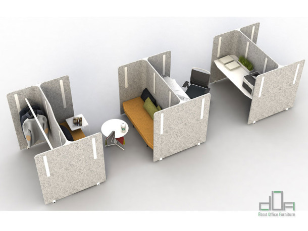 Birou operational - Ansamblu operational ISOLA #AboutOfficeFurniture