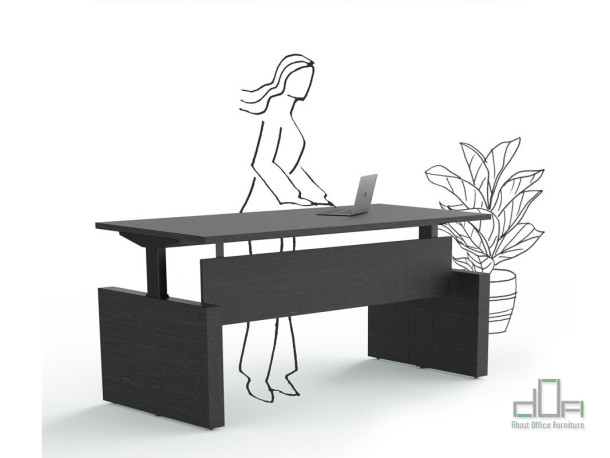 Birou managerial reglabil electric pe inaltime CRONO #AboutOfficeFurniture