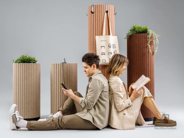 Coloane fonoabsorbante PARTHOS #AboutOfficeFurniture