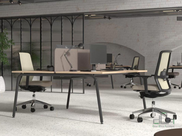 Birou individual si statie lucru ROUND #AboutOfficeFurniture