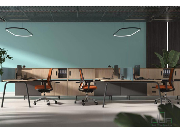 Birou individual si statie lucru ROUND #AboutOfficeFurniture